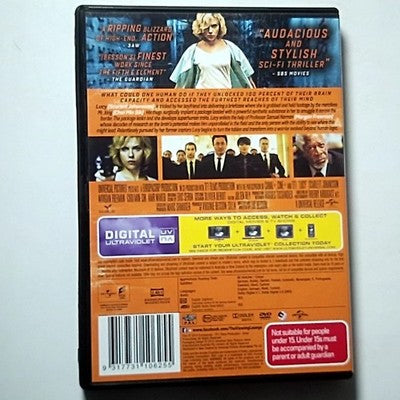 Lucy (DVD, 2014) Scarlett Johansson, Luca Angeletti NEW
