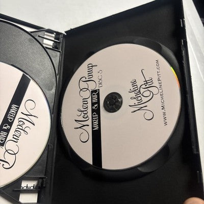 Michelle Pitt Modern Pinup Make Up & Hair DVD 3 Disc Set 1930s To 1950s Fashions