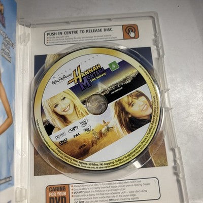 Hannah Montana - The Movie (DVD, 2009) Taylor Swift, Jared Carter, Region 4