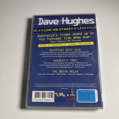 Dave Hughes: Live On Stage (DVD, 2006) All Regions NEW