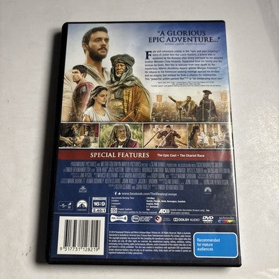 Ben-Hur (DVD, 2016) Morgan Freeman, Jack Huston, Marwan Kenzari, Region 4 NEW