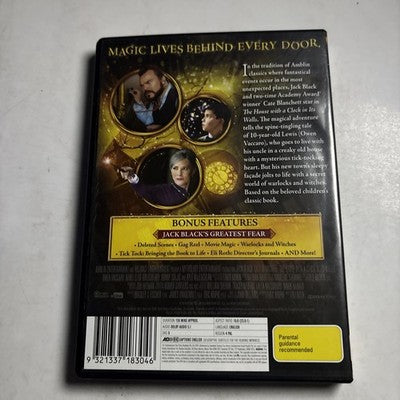 The House with a Clock in Its Walls (DVD, 2018) Jack Black, Region 4 NEW