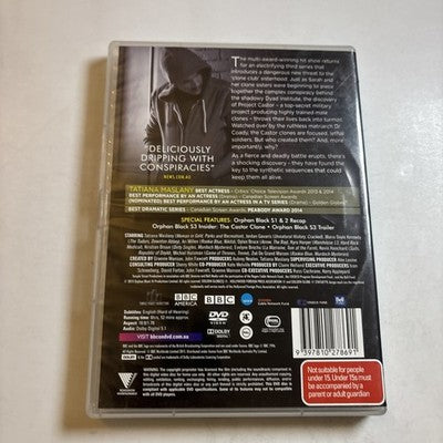 Orphan Black : Series 3 (DVD, 2015) Region 4 NEW