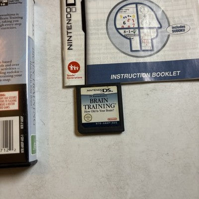 Dr Kawashima’s Brain Training Nintendo DS Manual