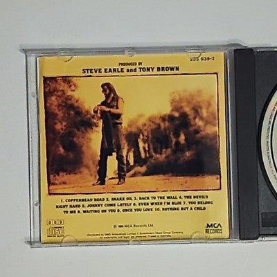 Steve Earle – Copperhead Road (CD, 1988) Europe 255935-2