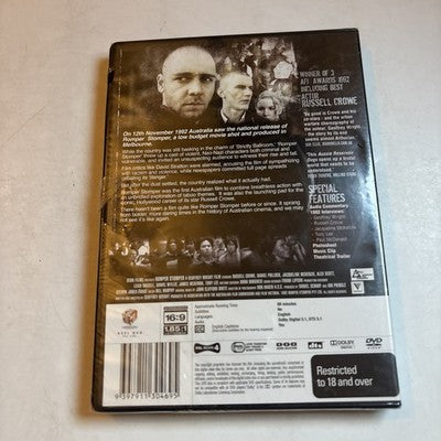 Romper Stomper (20th Anniversary Edition, DVD, 1992) Russell Crowe Region 4 NEW