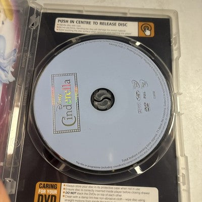 Cinderella (DVD, 1950) Disney Region 4