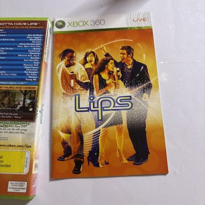Lips Microsoft Xbox 360 Manual PAL