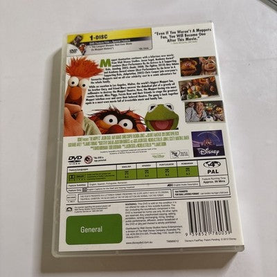 The Muppets (DVD, 2011) Jason Segal, Amy Adams, Chris Cooper Region 4 NEW
