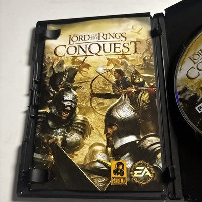 Lord of the Rings Conquest PC DVD-ROM 2009 With Manual