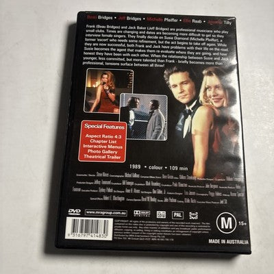 The Fabulous Baker Boys (DVD, 1989) Jeff Bridges, Michelle Pfeiffer Region 4 NEW