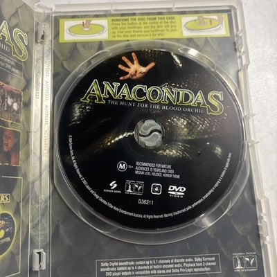 Anacondas - The Hunt for the Blood Orchid (DVD, 2004) Region 4