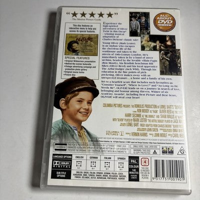 Oliver! (DVD, 1968) Shani Wallis, Ron Moody, Oliver Reed, Region 4 NEW
