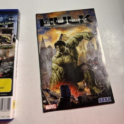The Incredible Hulk - PS2 PlayStation 2 Game Complete With Manual PAL
