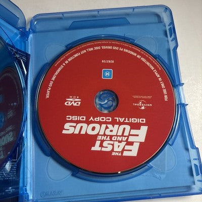 The Fast and the Furious (Blu-ray + DVD, 2001) Region B