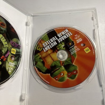 Teenage Mutant Ninja Turtles 2 & 3 (DVD, 2-Disc) Region 4