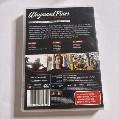 Wayward Pines : Season 2 (DVD, 2016) Region 4 NEW