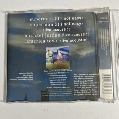 Five For Fighting – Superman (It's Not Easy) (CD, 2002) Australia 672054 2