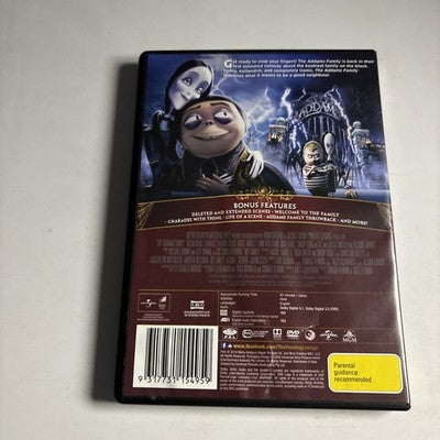 The Addams Family (DVD, 2019) Chloë Grace Moretz, Snoop Dogg Region 4,2 NEW