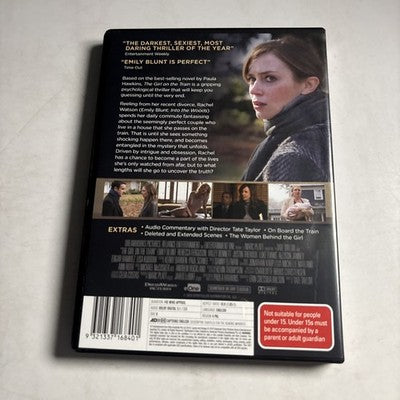 The Girl on the Train (DVD, 2016) Emily Blunt Region 4 NEW