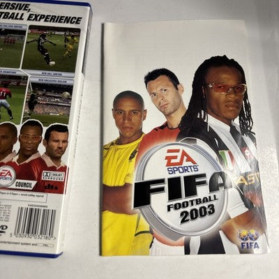 FIFA Football 2003 PS2 Sony PlayStation 2 PAL EA Sports Game Complete