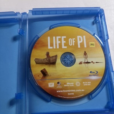 Life of Pi (Blu-ray, 2012) Gerard Depardieu, Ayan Khan Region B