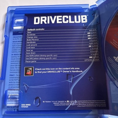 Driveclub Playstation 4 PS4
