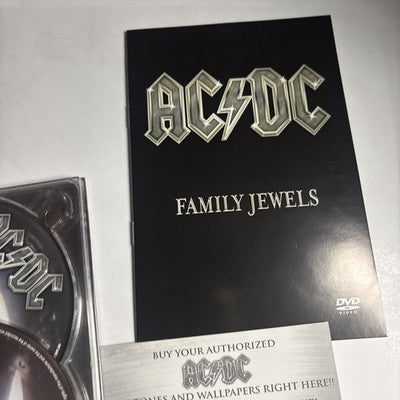 AC/DC Family Jewels 2-Disc Set + Booklet (DVD, 2005) Region 4,1
