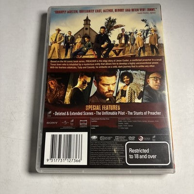 Preacher : Season 1 (DVD, 2016, 4-Disc) Region 2 & 4 NEW