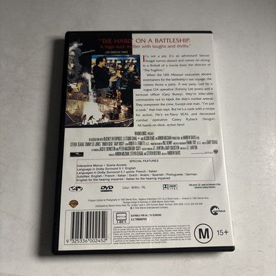 Under Siege (DVD, 1992) Steven Seagal Region 4 NEW