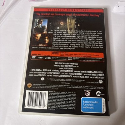 Blade Runner (The Director's Cut, DVD, 1992) Harrison Ford Region 4 NEW