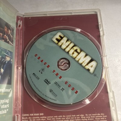 Enigma - Crack The Code (DVD, 2001) Kate Winslet, Douglas Scott Region 4