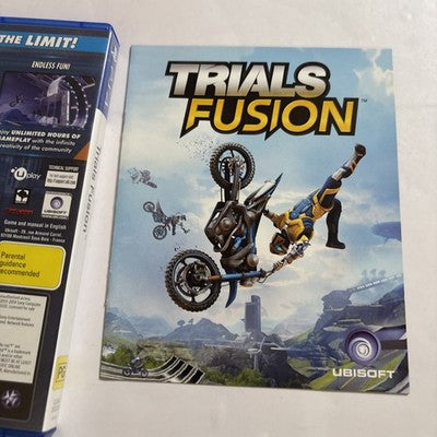 Trials Fusion Sony PlayStation 4 Game PS4 Complete With Manual