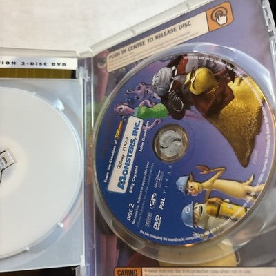 Monsters Inc (DVD, 2001) Deluxe Two Disc Set Region 4