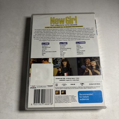 New Girl : Season 5 (DVD, 2016) Region 4 *New Sealed*