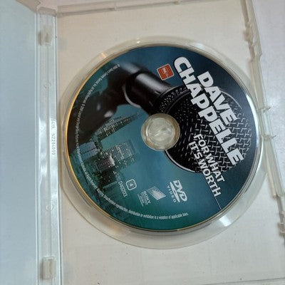 Dave Chappelle - For What It's Worth (DVD, 2004) Region 4