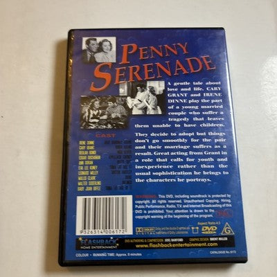 Penny Serenade (DVD, 1941) Cary Grant All Regions NEW