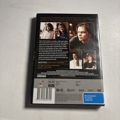 Marvin's Room (DVD, 1996) Leonardo DiCaprio Region 4 *New Sealed*
