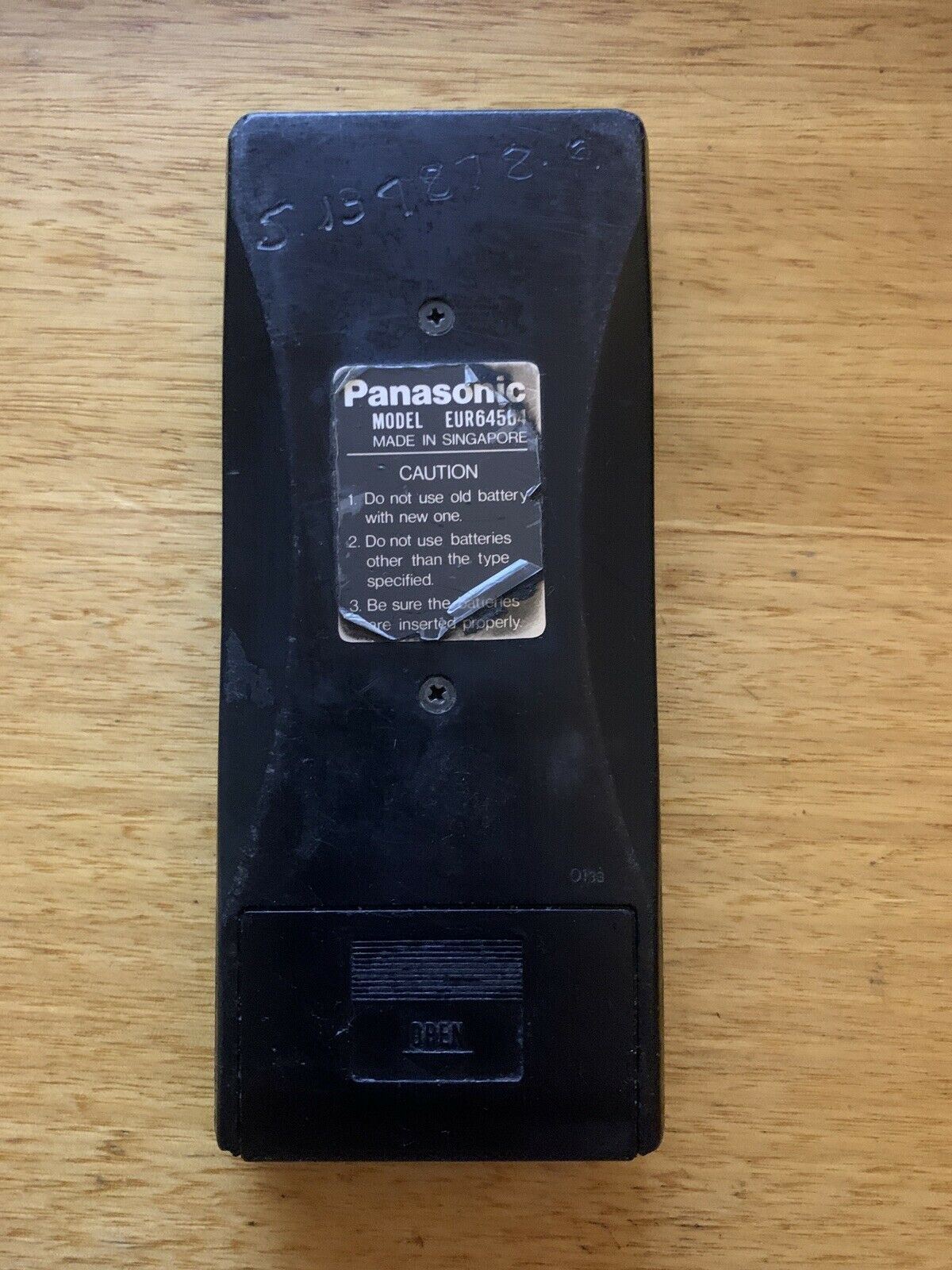 Genuine Panasonic EUR64564 Remote Control