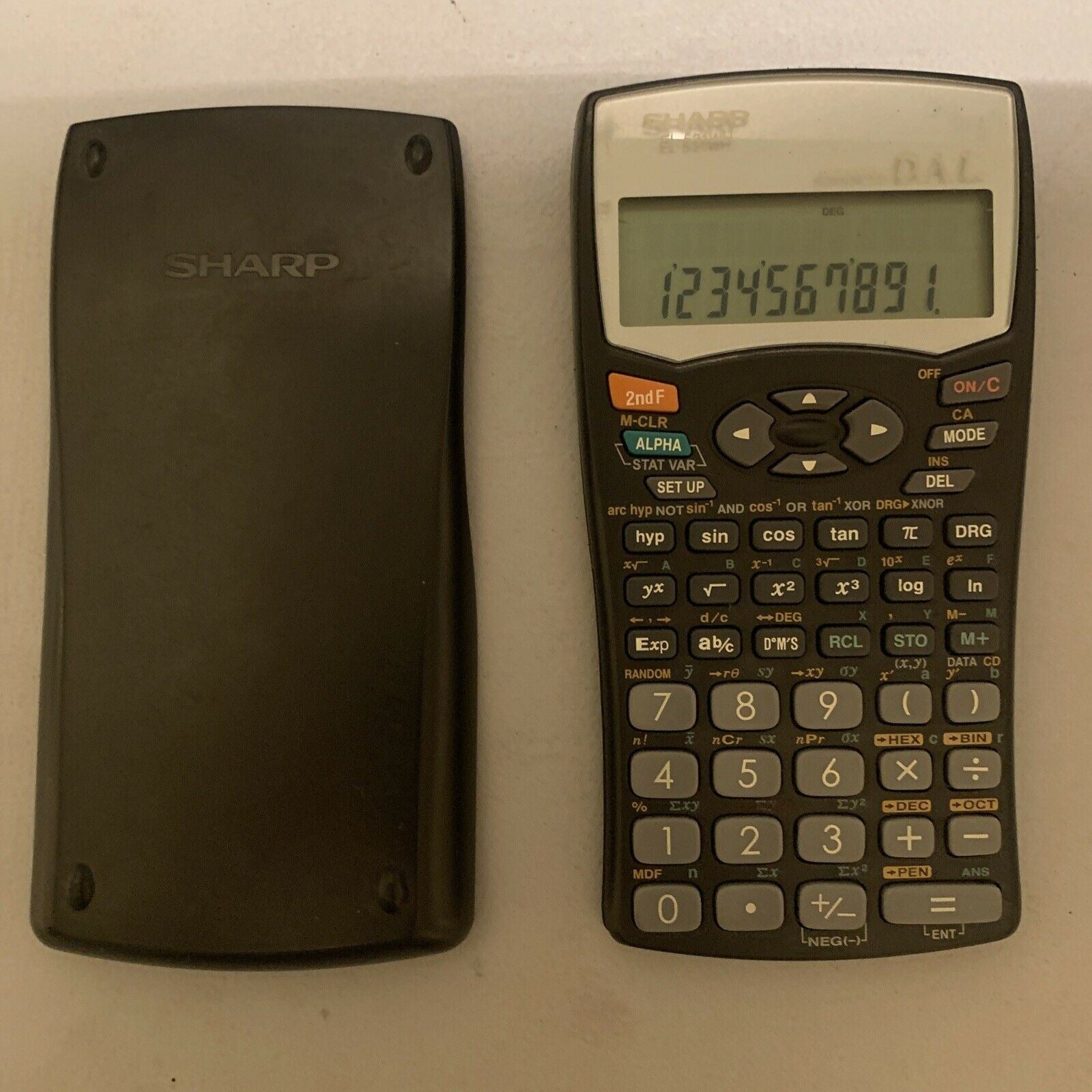Sharp EL-531WH Advanced D.A.L Scientific Calculator – Retro Unit