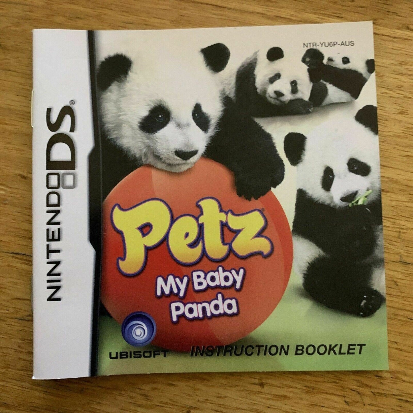 Petz My Baby Panda - Nintendo DS Game with Manual