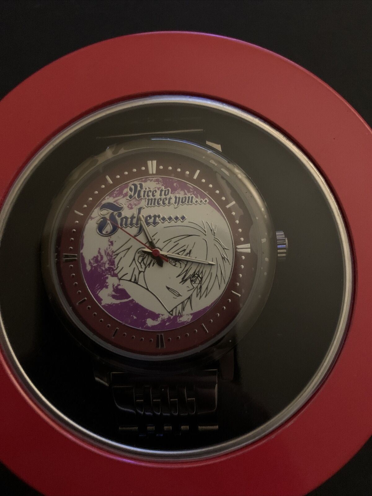 Genuine Neon Genesis Evangelion Watch - Nice To Meet You Father -Limited Edition