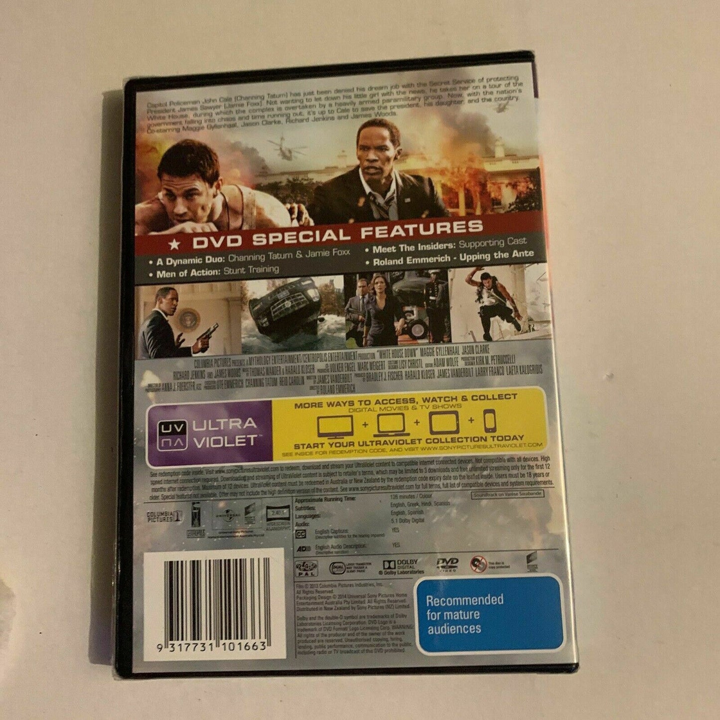*New Sealed* White House Down (DVD, 2013) Channing Tatum, Jamie Foxx. Region 4&2
