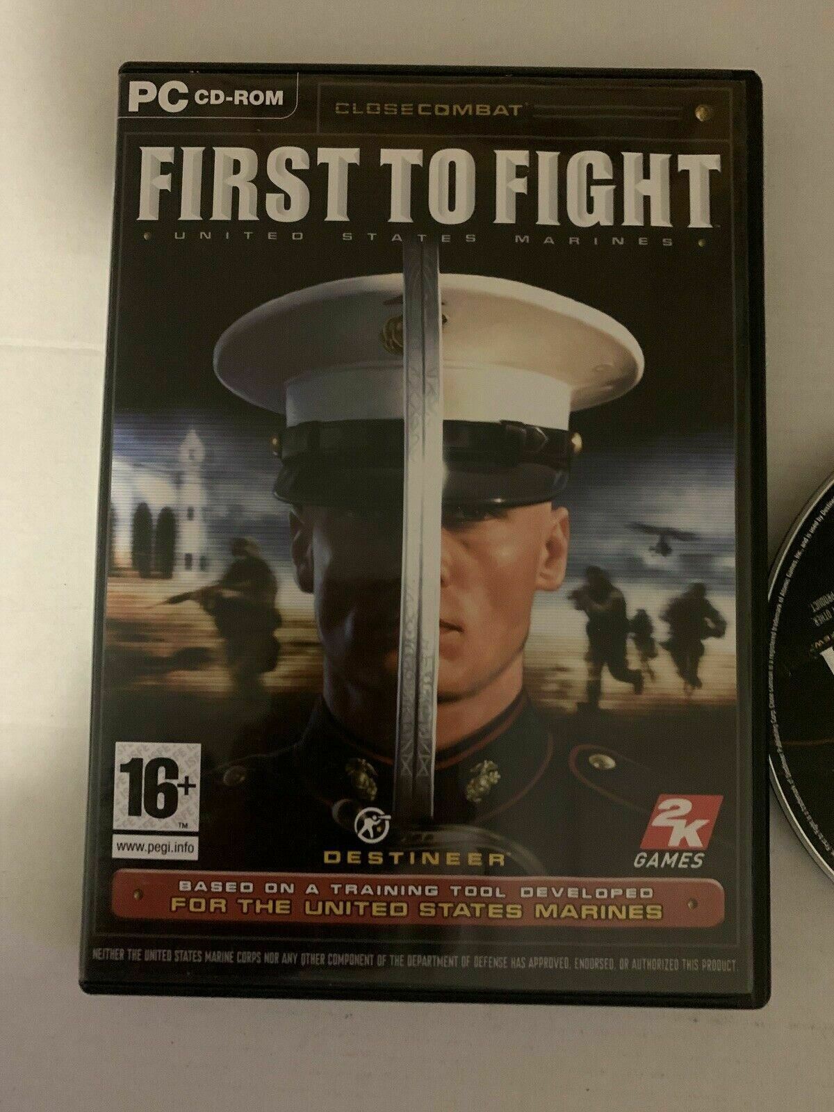 First To Fight - United States Marines PC CDROM 2005 With Manual