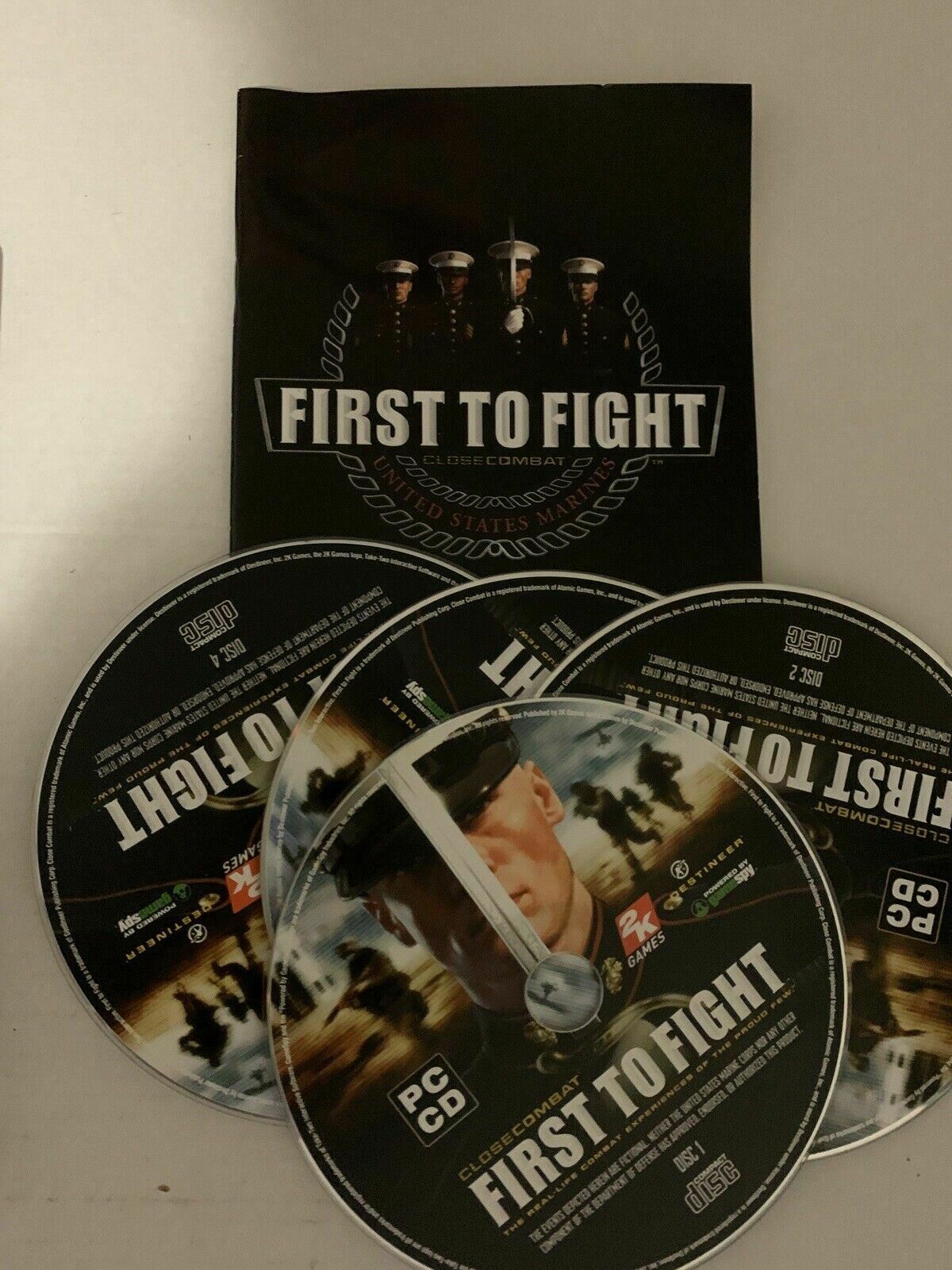 First To Fight - United States Marines PC CDROM 2005 With Manual