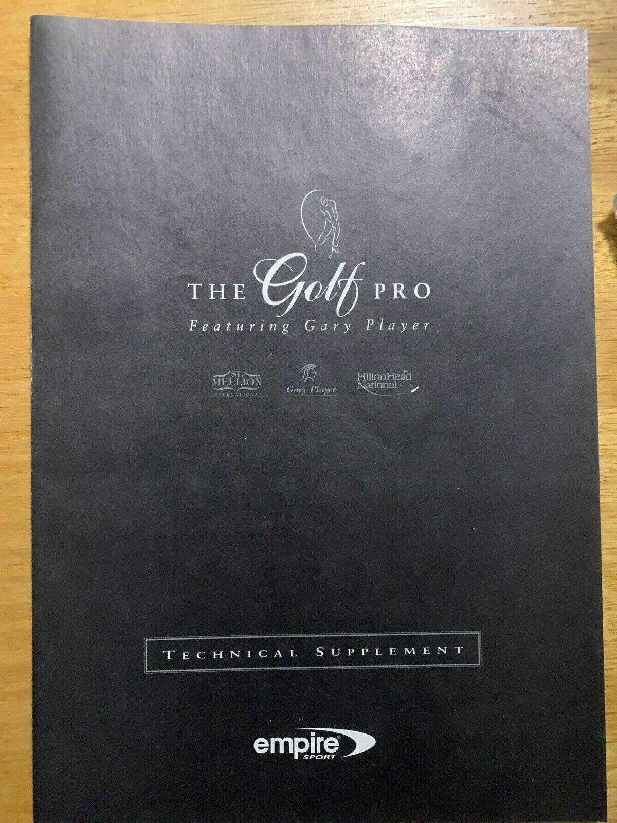 The Golf Pro (PC, 1998) CDROM Vintage Game with Box and Manual Win95/98