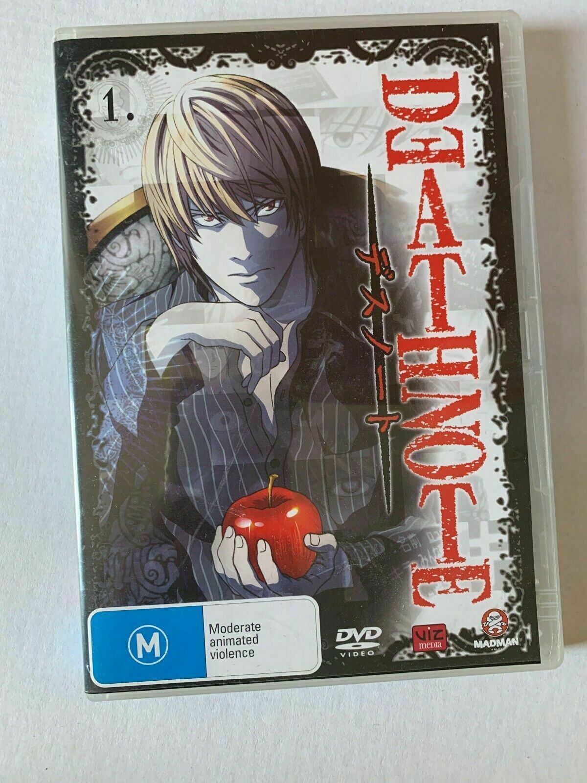 Death Note Volume 1-8 DVD Set Region 4 Madman