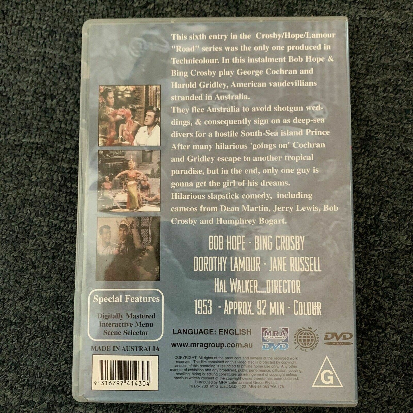 Road To Bali (DVD, 1952) Bob Hope, Bing Crosby, Dorothy Lamour