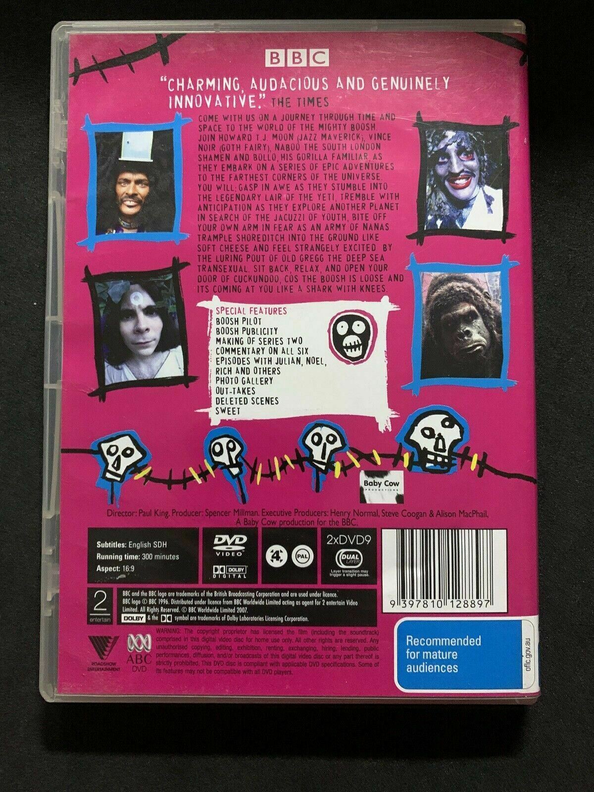 Mighty Boosh : Series 1 & 2 (DVD) Julian Barratt, Noel Fielding. Region 4