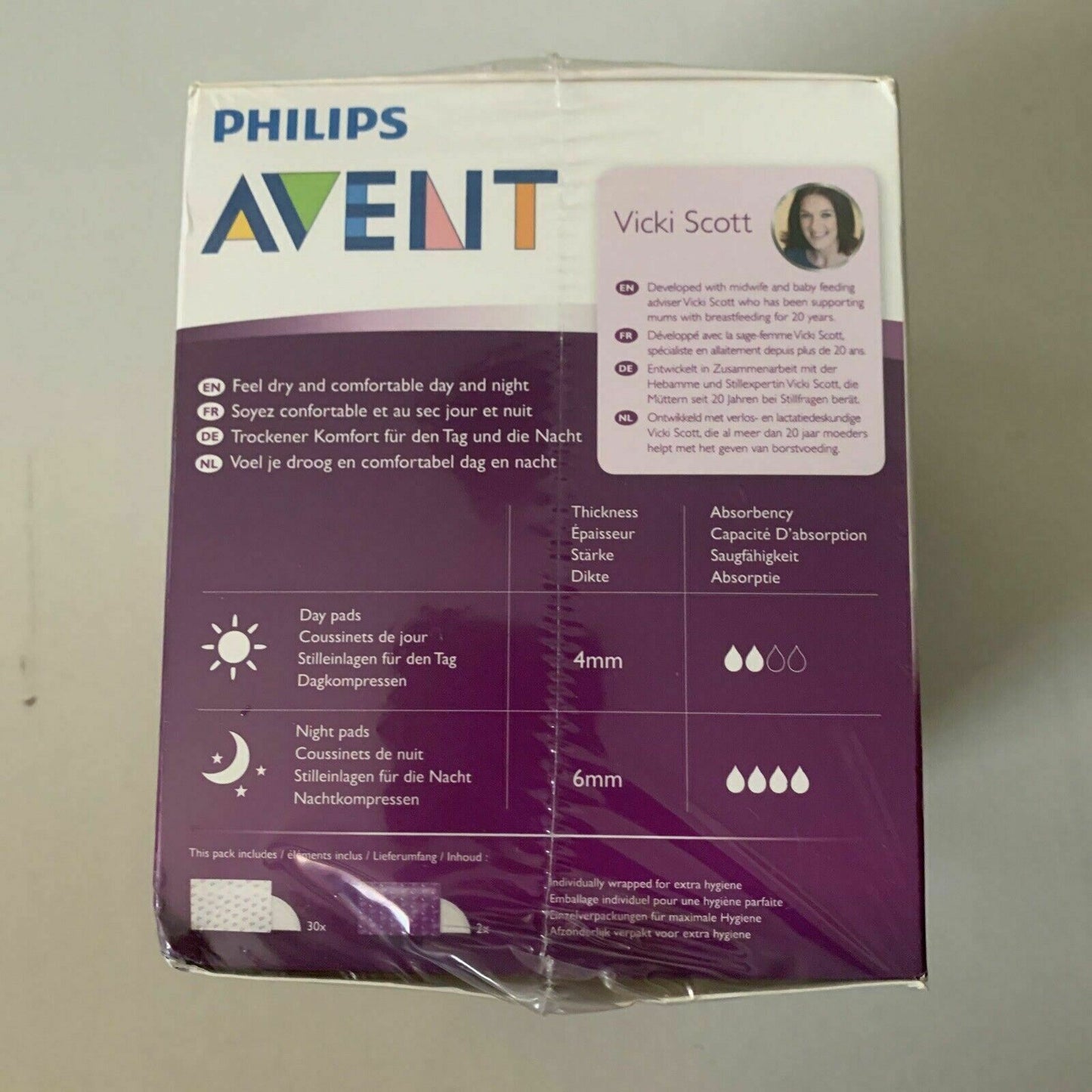 *New Sealed* Avent Disposable Breast Pad 30 Pack